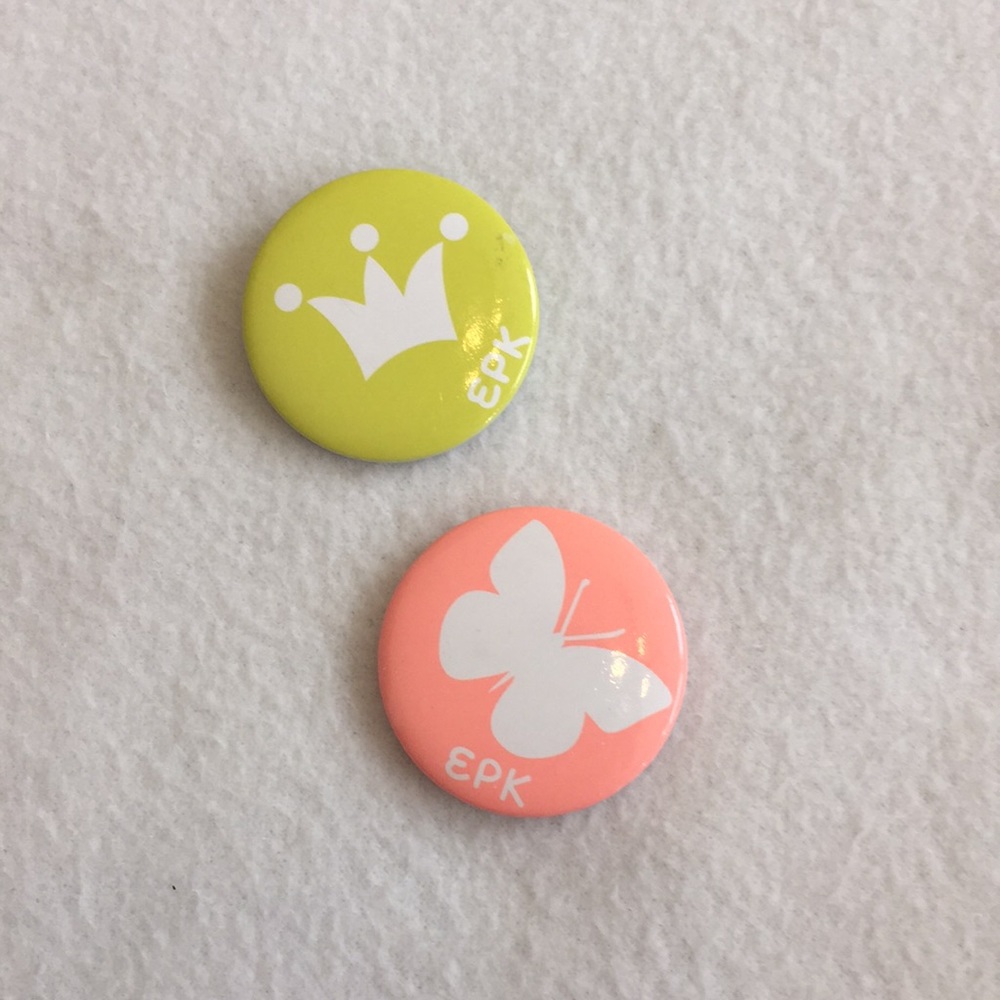 Cute miniature colorful pins